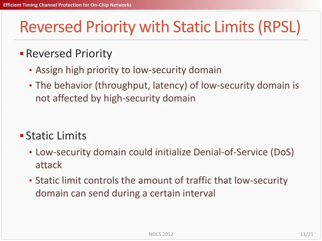 title efficient timing channel protection 10