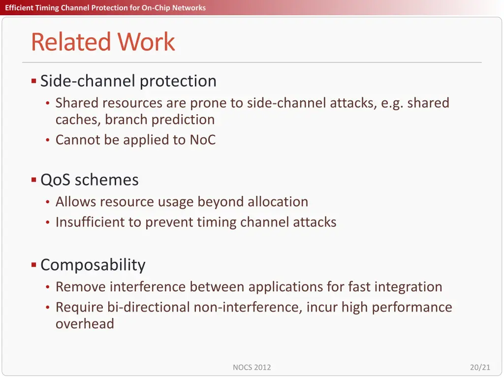 title efficient timing channel protection 19