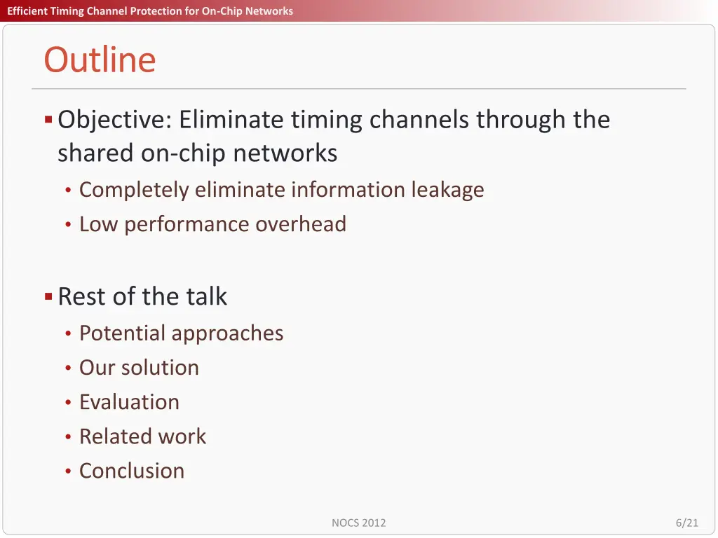 title efficient timing channel protection 5
