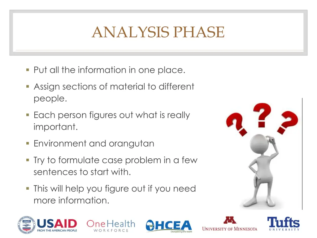 analysis phase