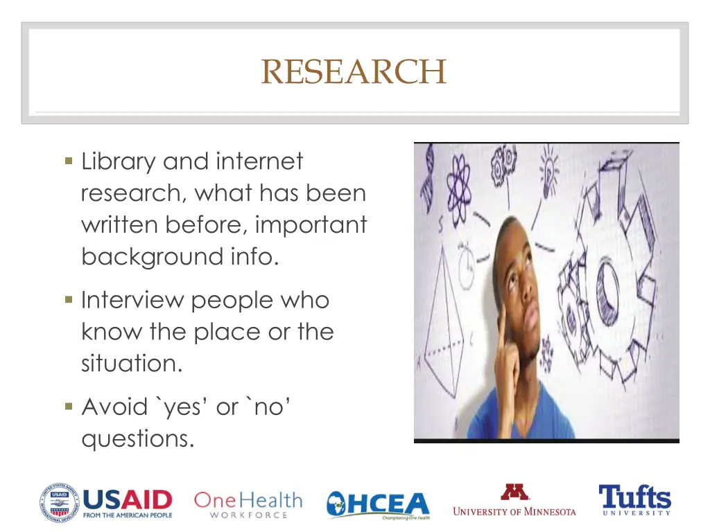 research