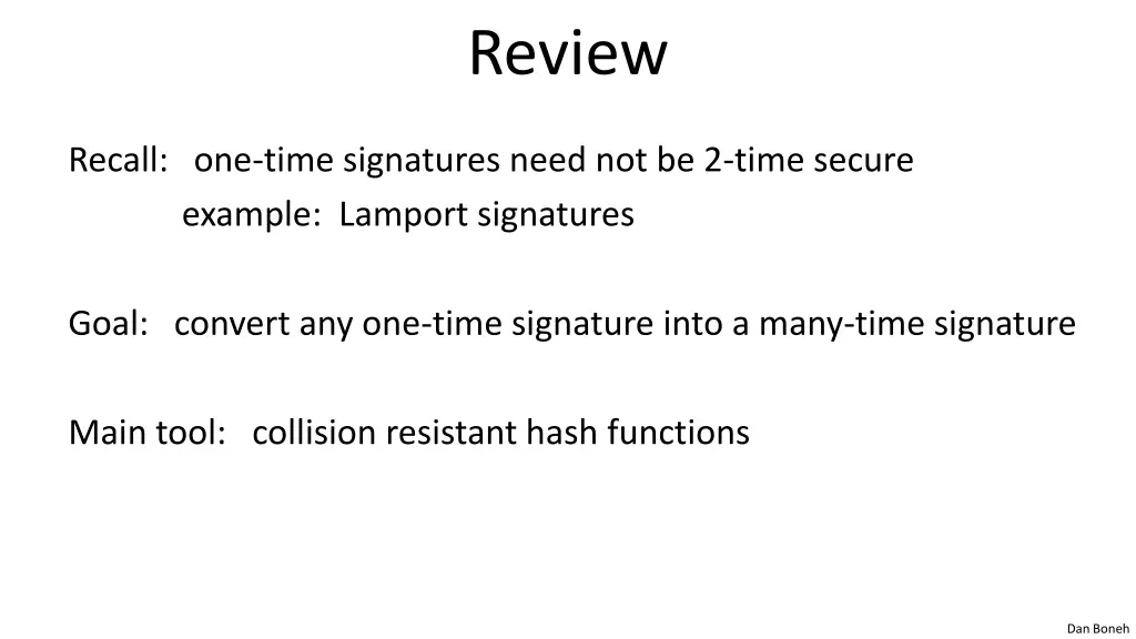 review