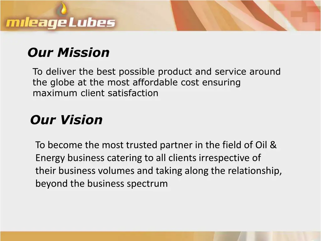 our mission