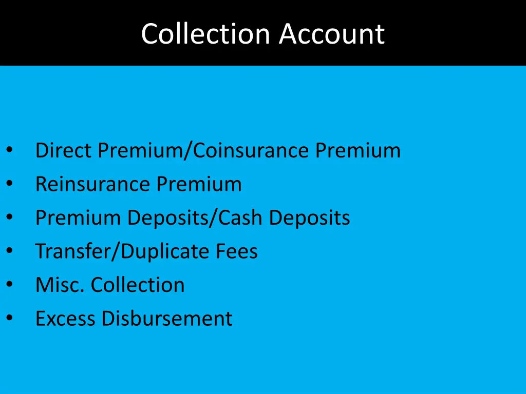 collection account
