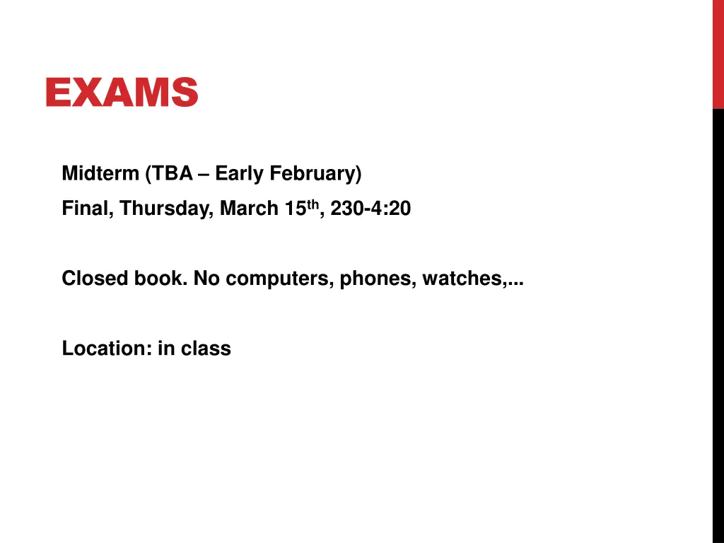 exams