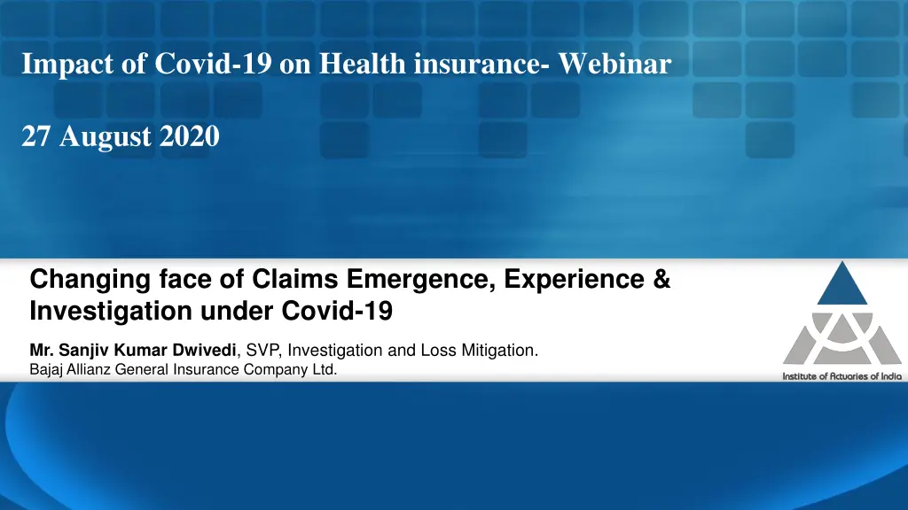 impact of covid 19 on health insurance webinar