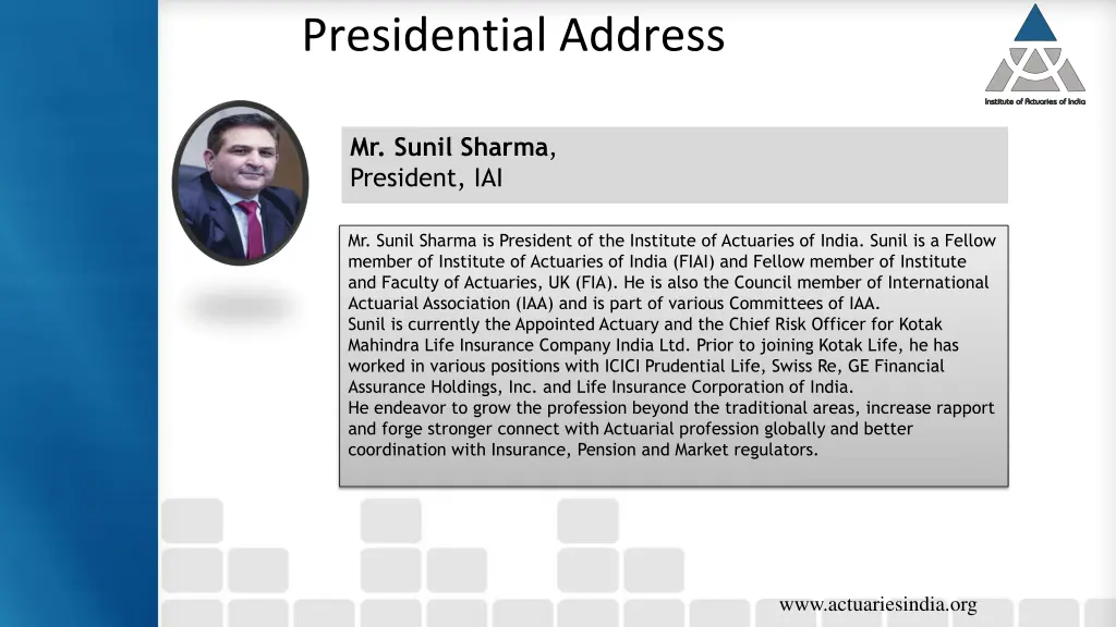 presidential address