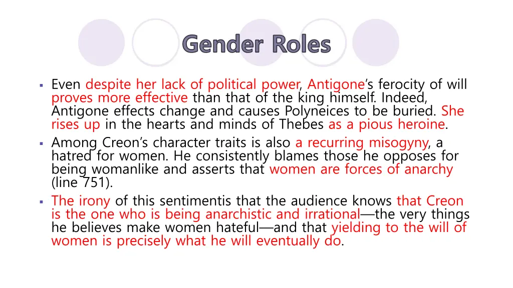 gender roles