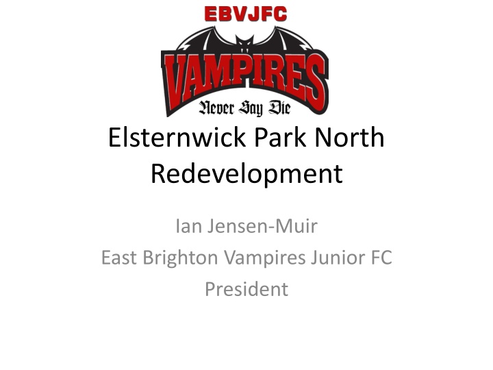 elsternwick park north redevelopment