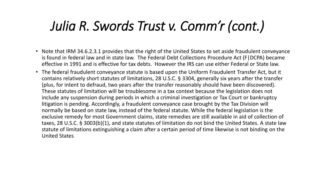 julia r swords trust v julia r swords trust 3