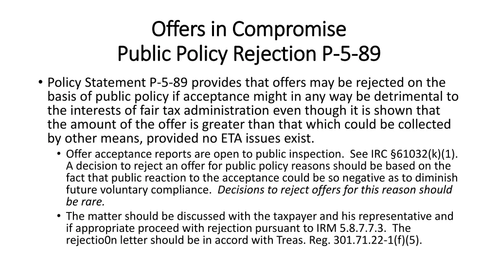 offers in compromise offers in compromise public