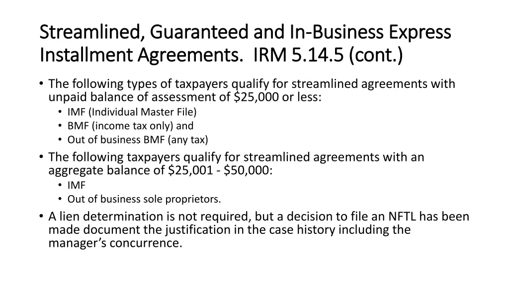 streamlined guaranteed and in streamlined 1
