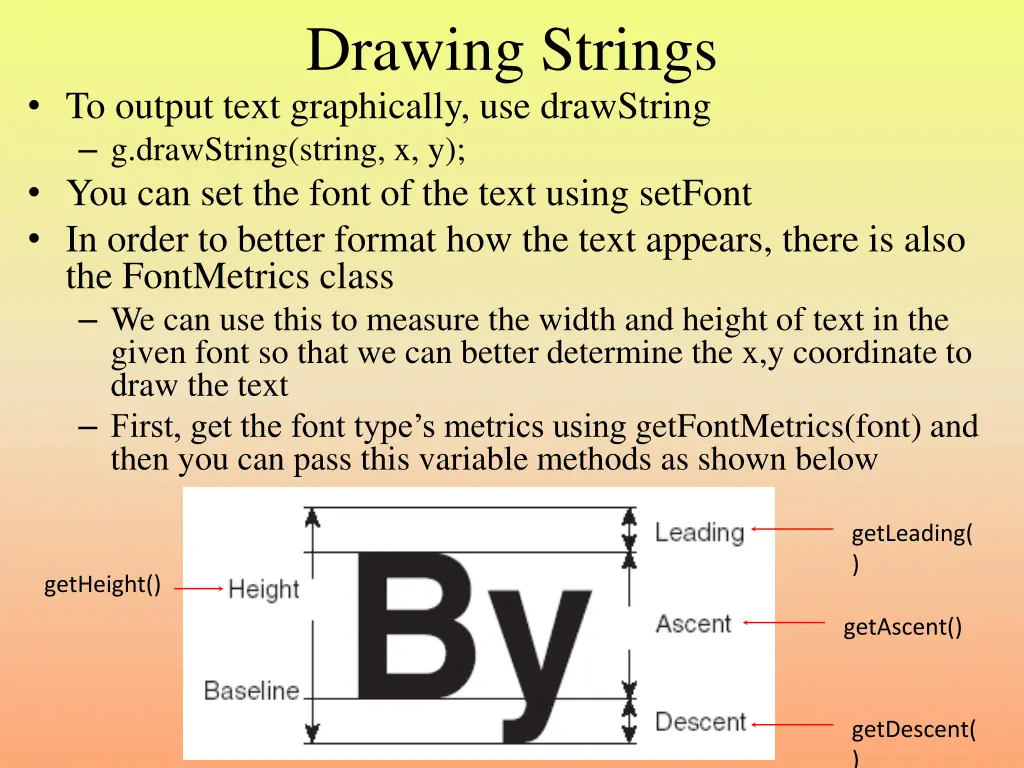 drawing strings