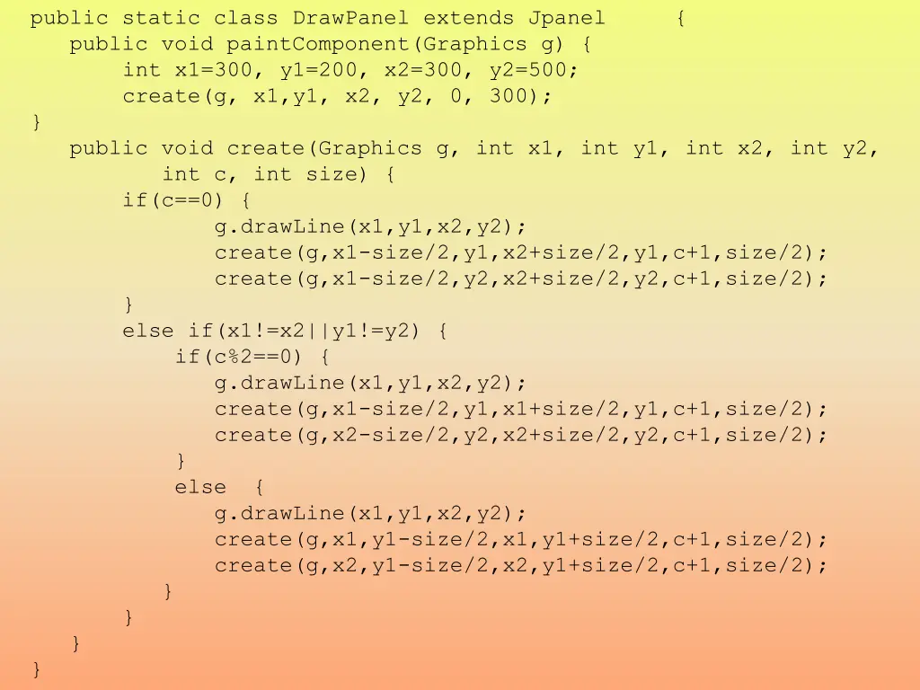 public static class drawpanel extends jpanel