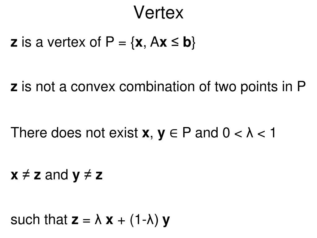 vertex
