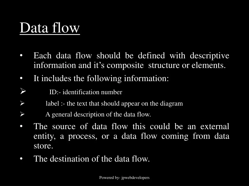 data flow