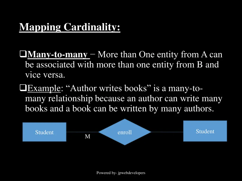 mapping cardinality 3