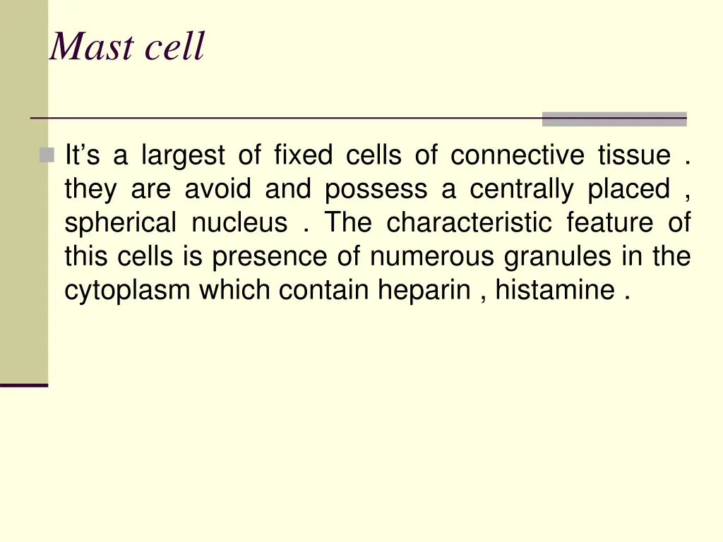 mast cell