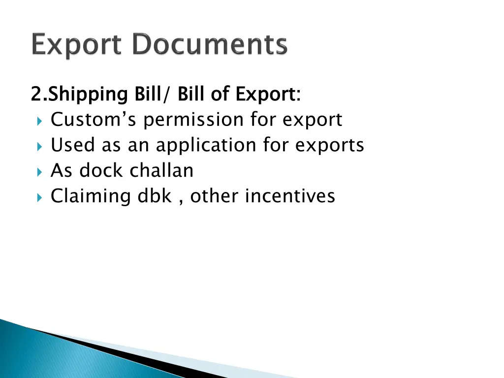2 shipping bill bill of export custom