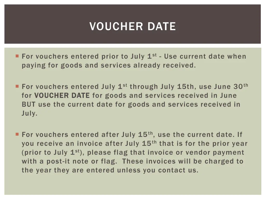 voucher date