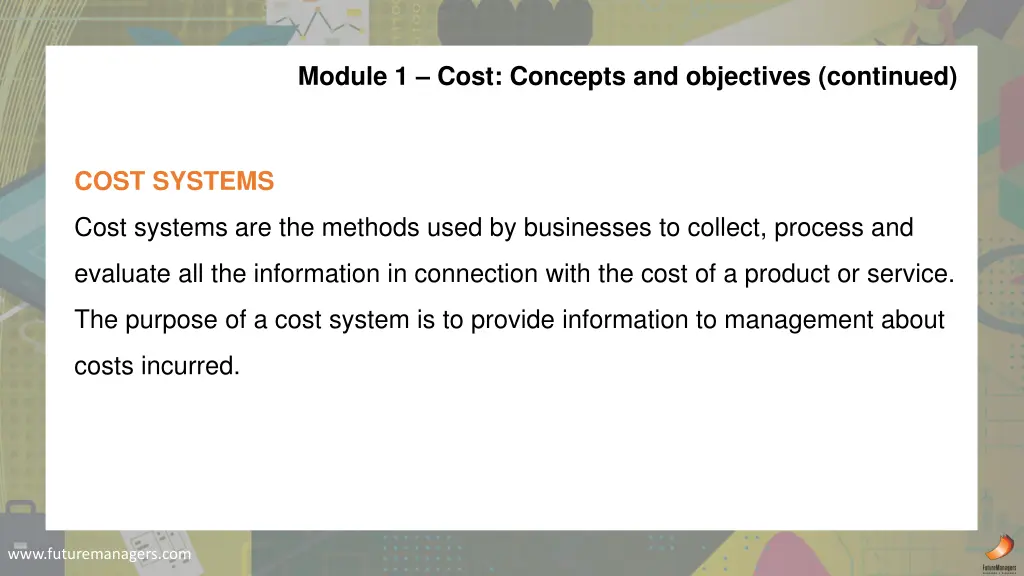 module 1 cost concepts and objectives continued 2
