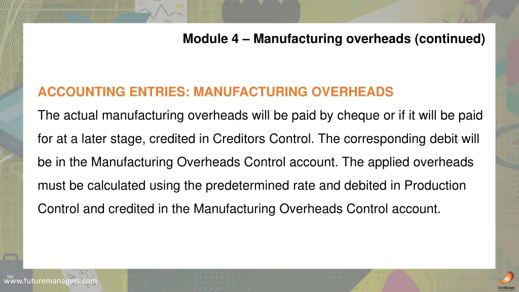 module 4 manufacturing overheads continued 6