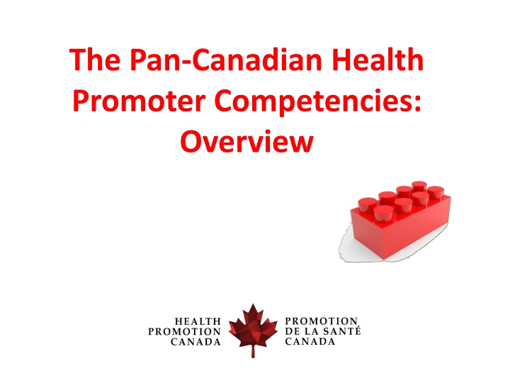 the pan canadian health promoter competencies