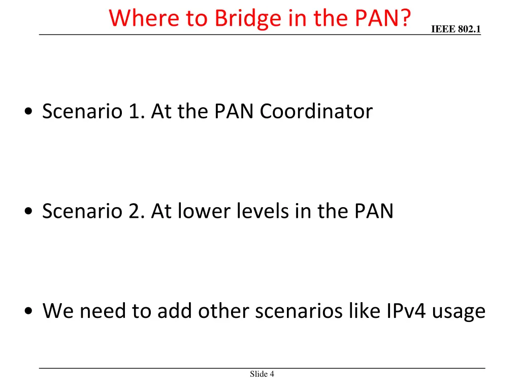 where to bridge in the pan