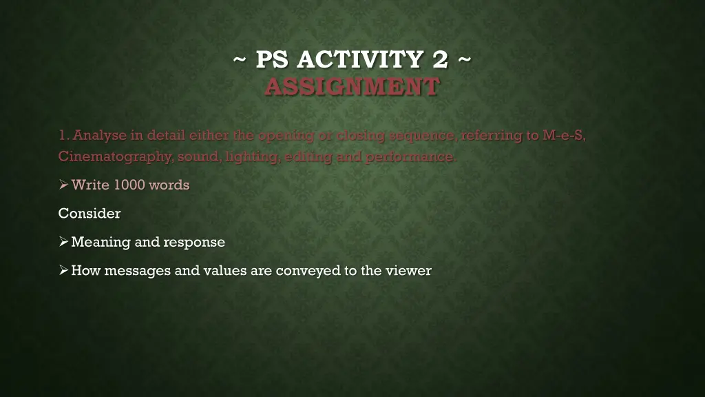 ps activity 2 assignment