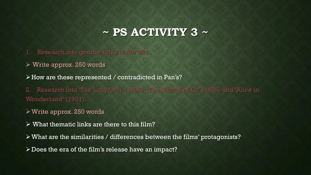 ps activity 3