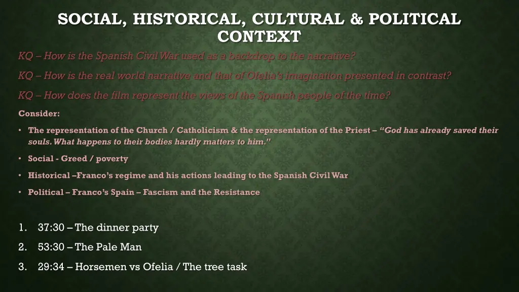 social historical cultural political context