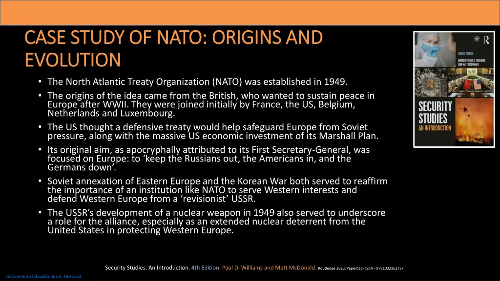 case study of nato origins and case study of nato