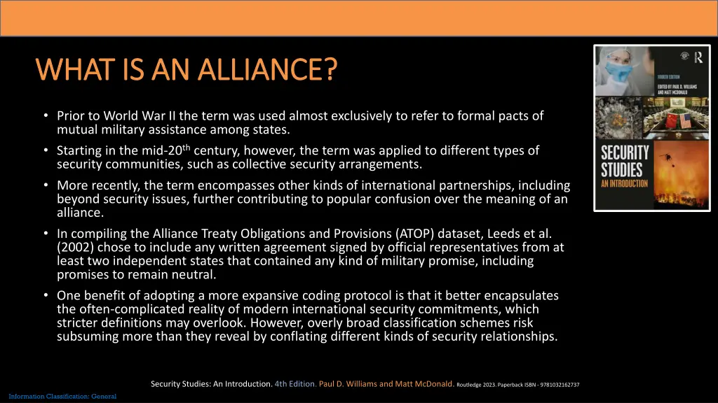what is an alliance what is an alliance