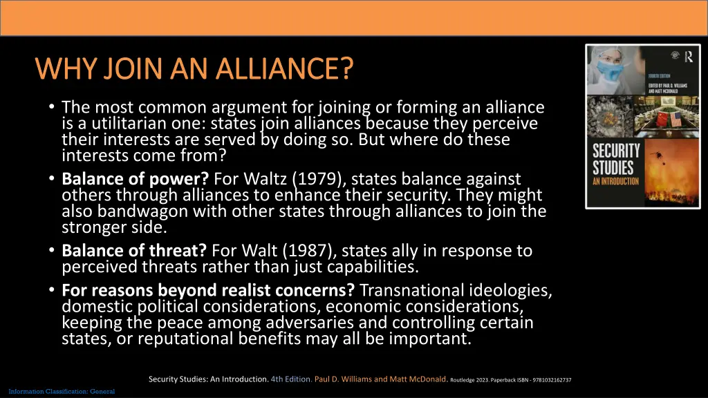 why join an alliance why join an alliance