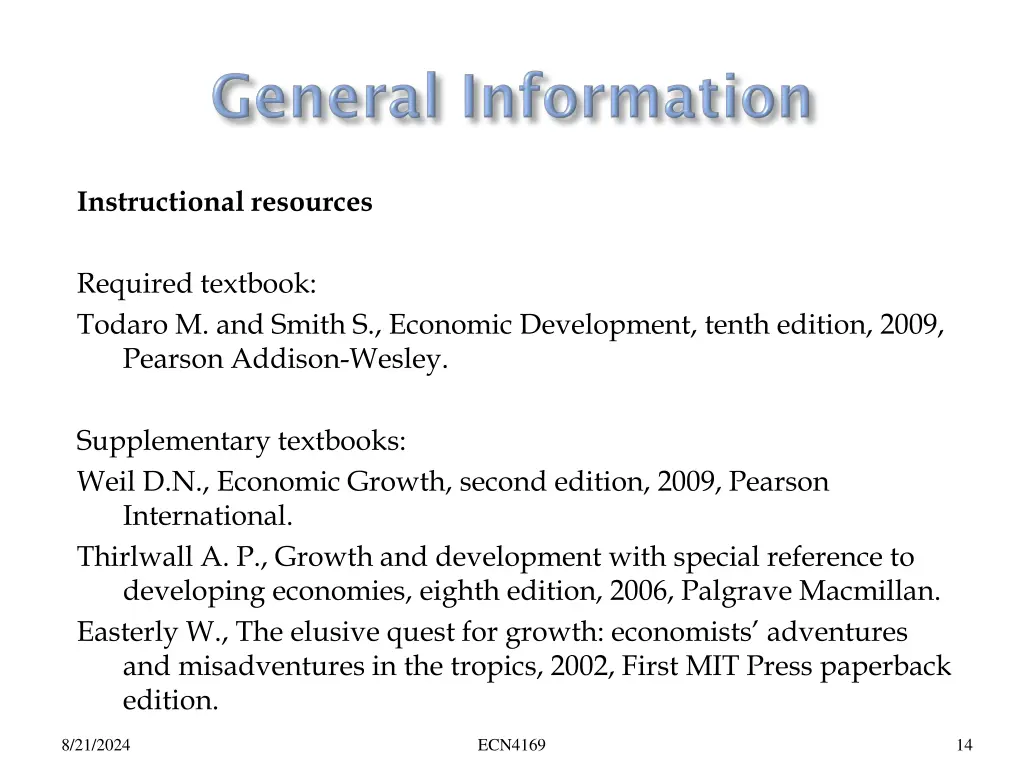 instructional resources