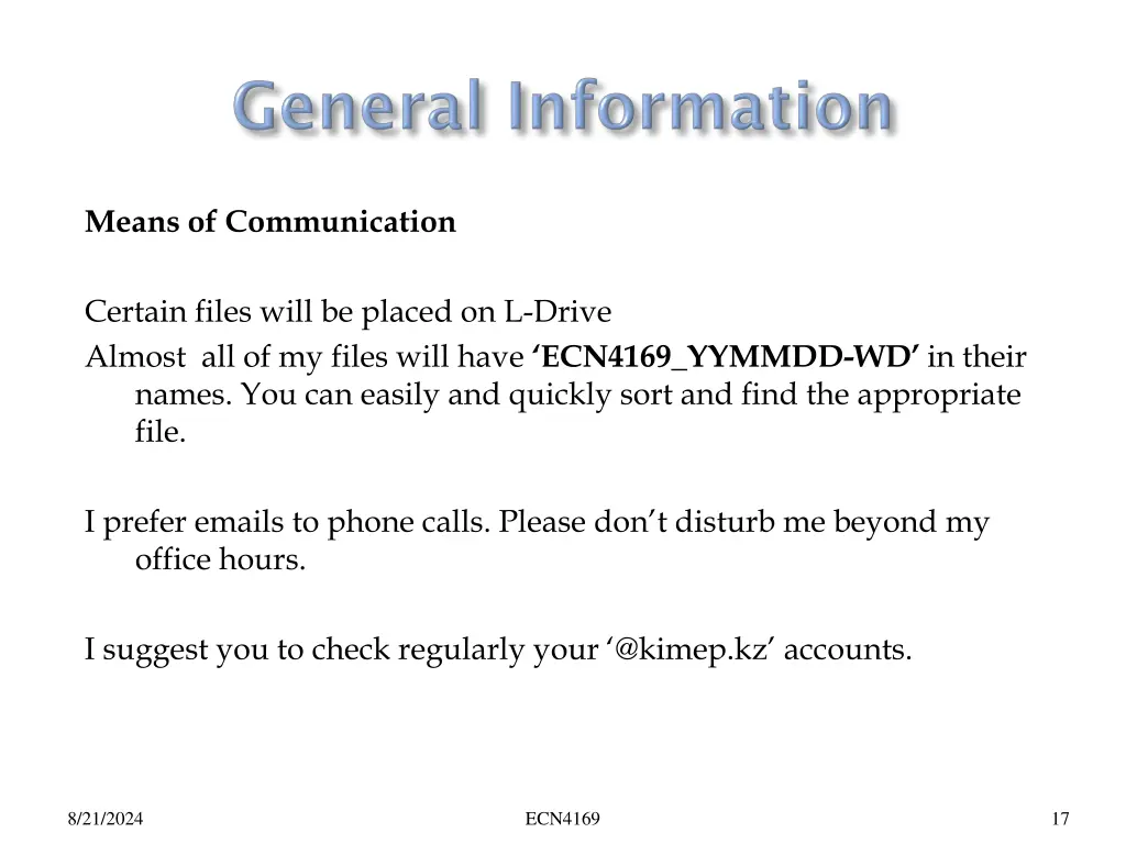 means of communication
