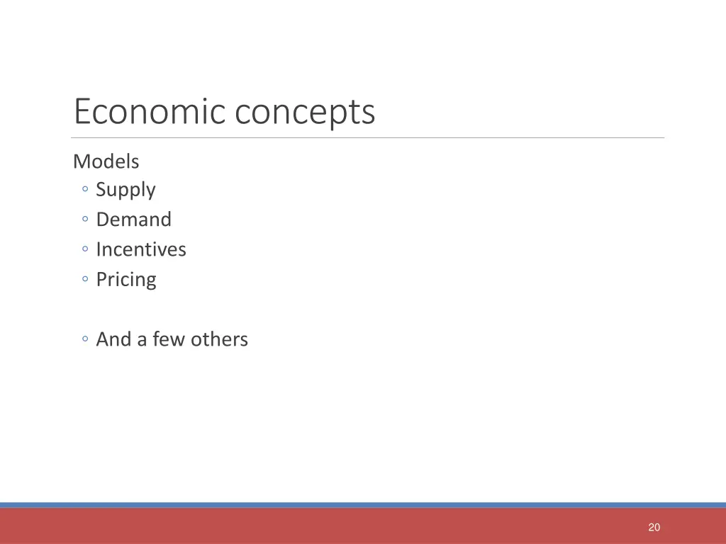 economic concepts 2
