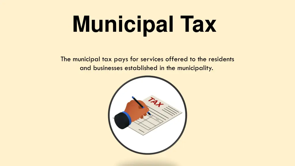municipal tax