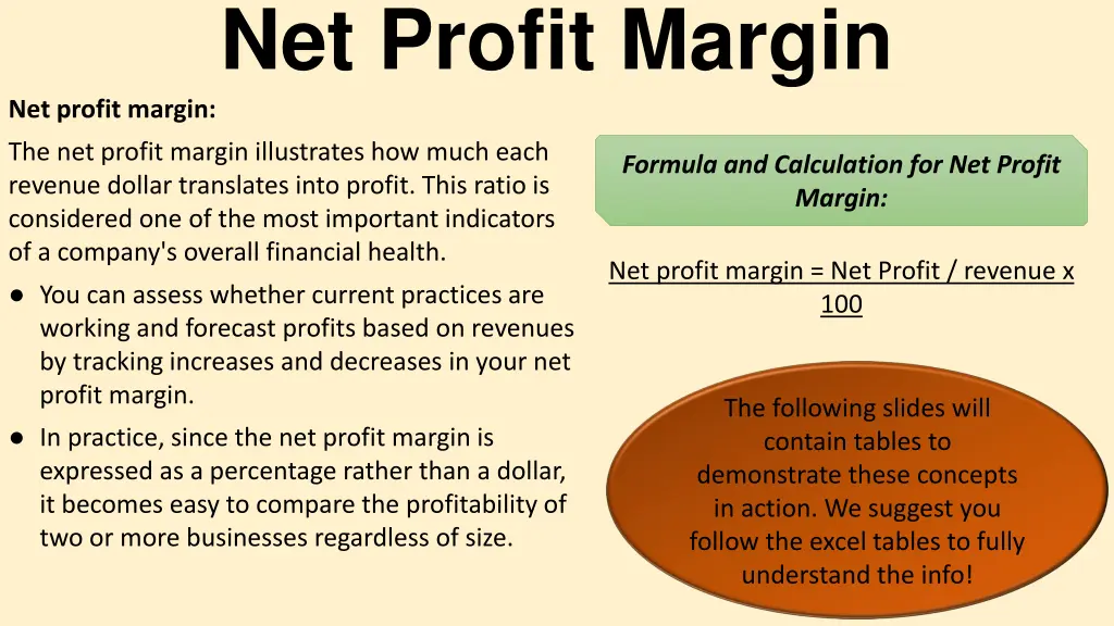 net profit margin