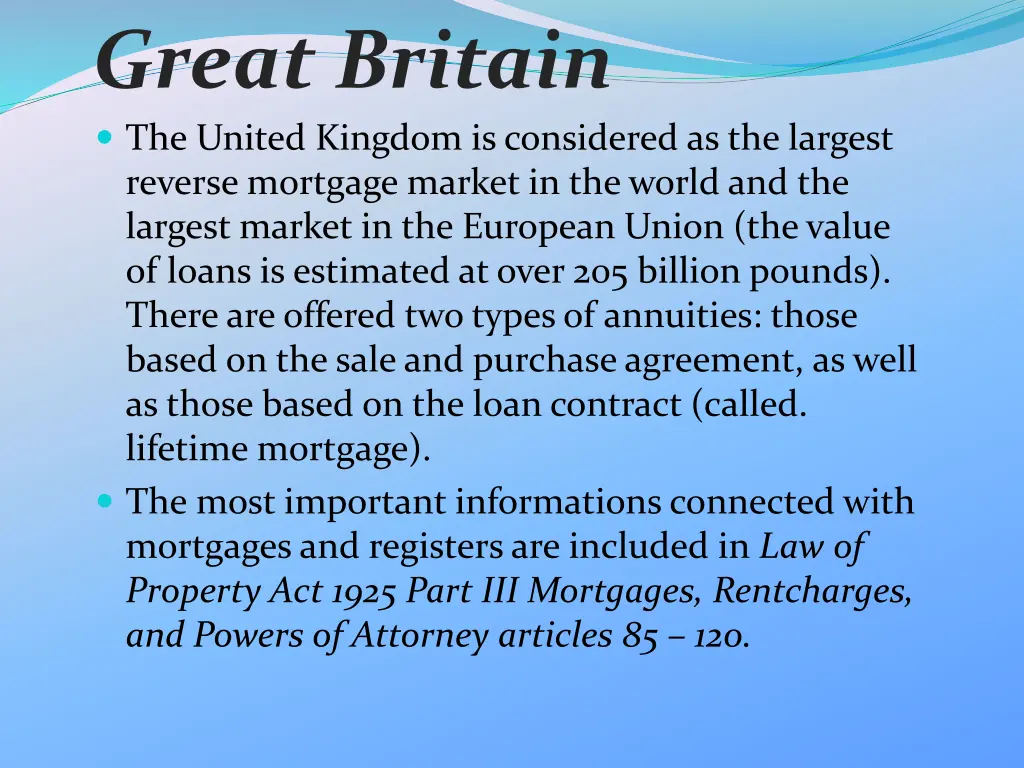 great britain the united kingdom is considered