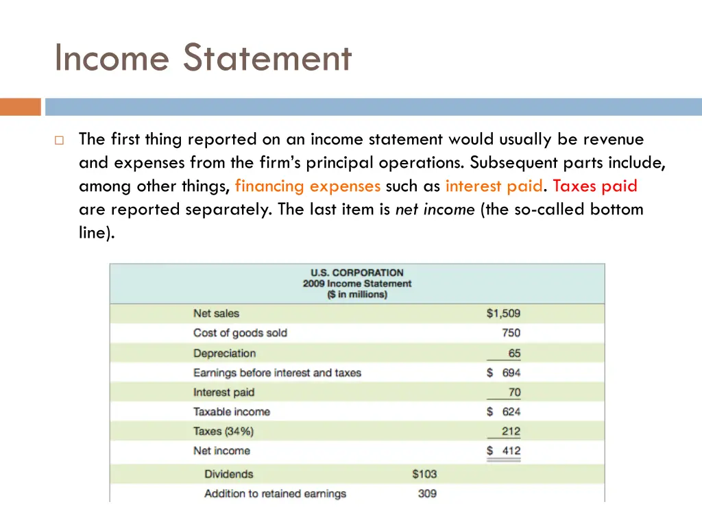 income statement 1