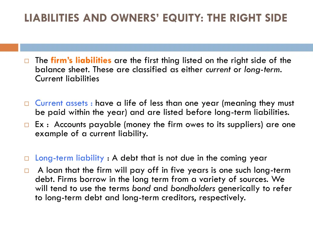 liabilities and owners equity the right side 1