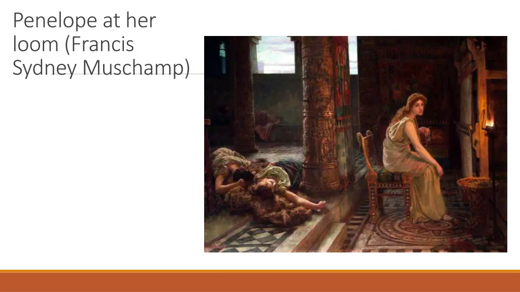penelope at her loom francis sydney muschamp