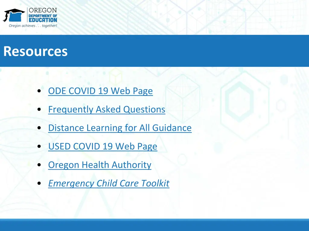 resources