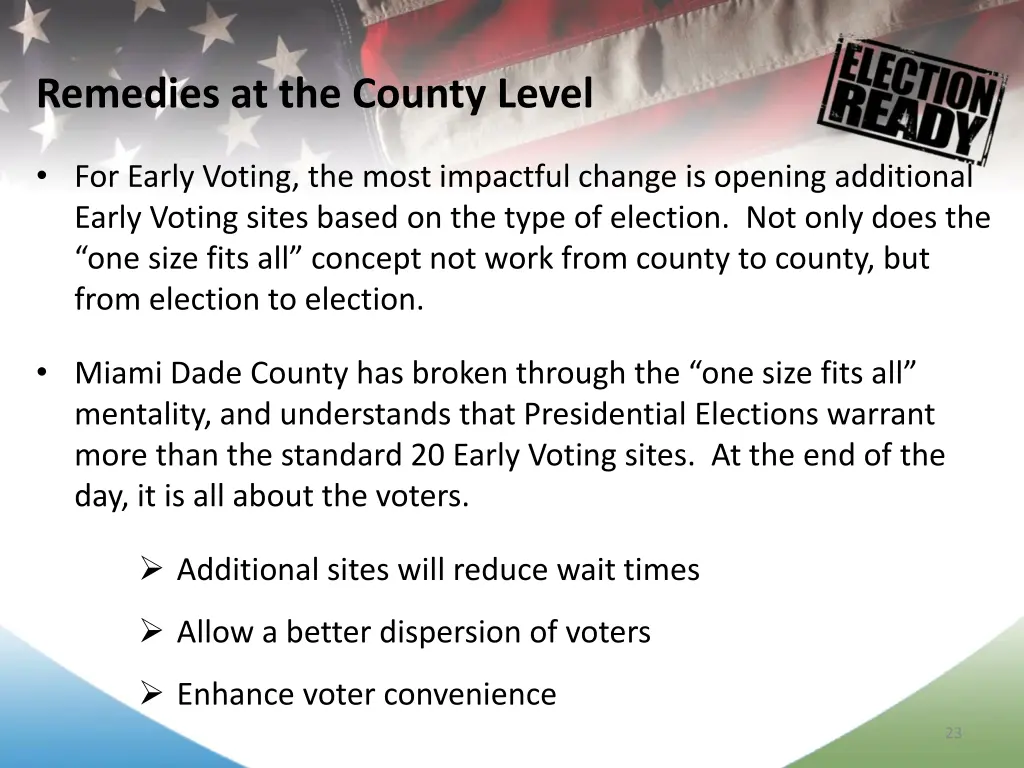 remedies at the county level 3