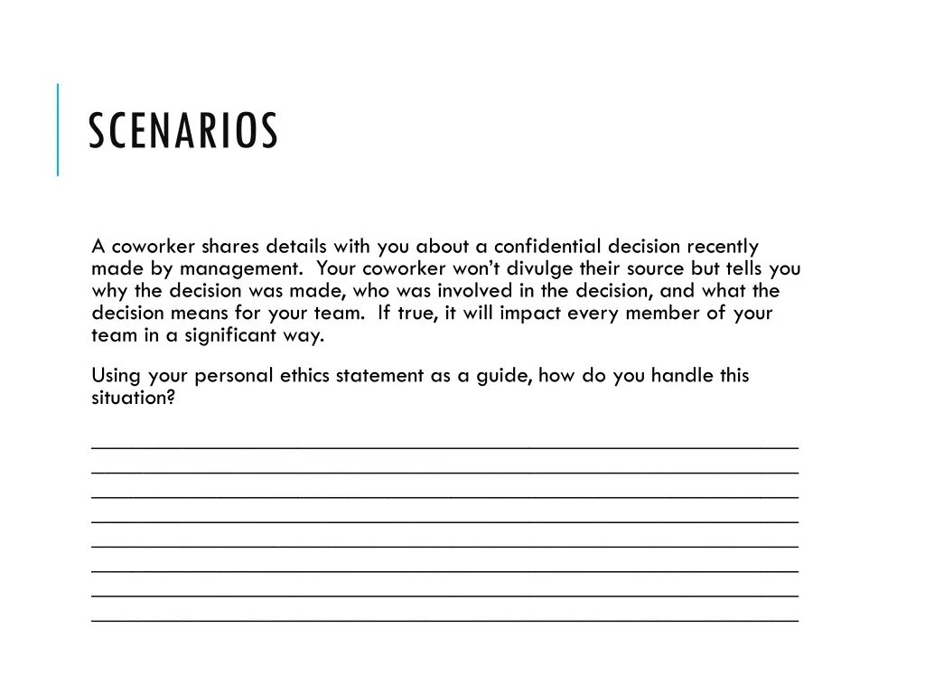 scenarios 2