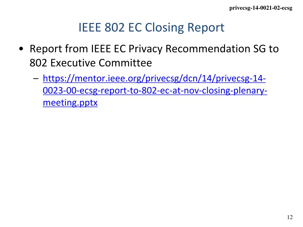 privecsg 14 0021 02 ecsg 11