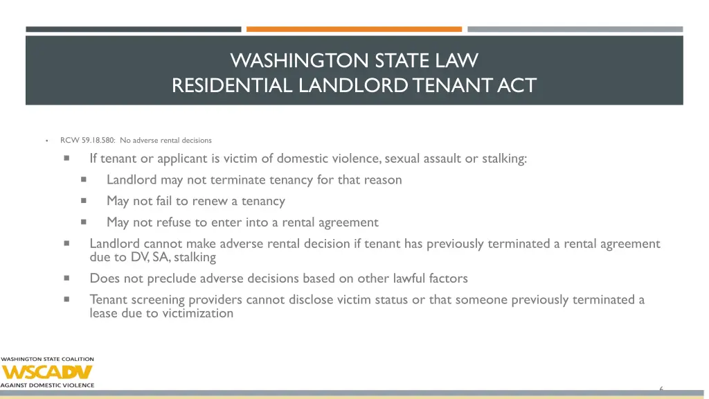 washington state law residential landlord tenant