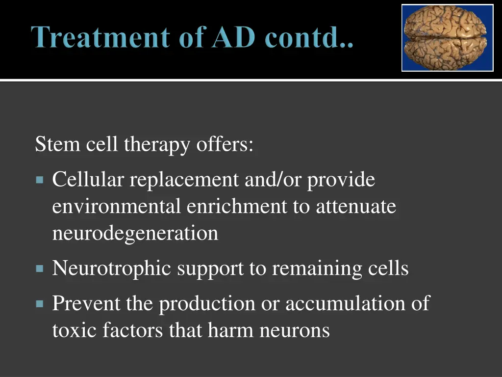stem cell therapy offers