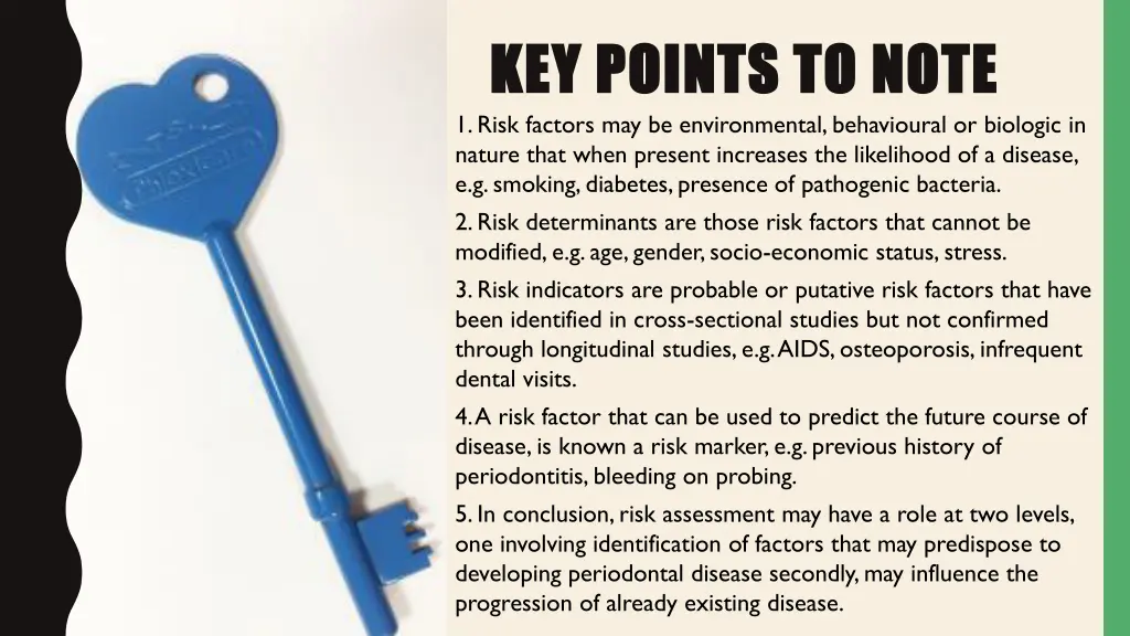 key points to note key points to note 1 risk
